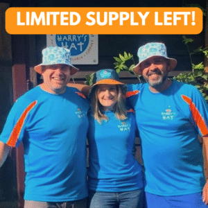 Harry’s HAT blue adult training t-shirt